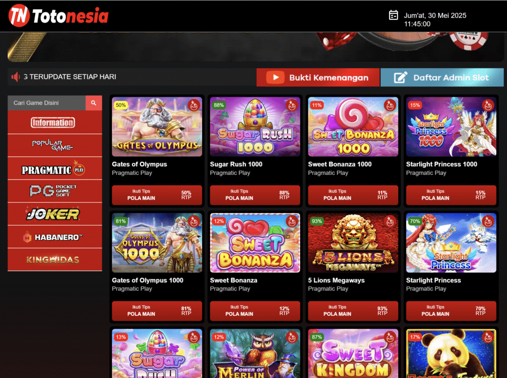 pola menang slot hari ini
