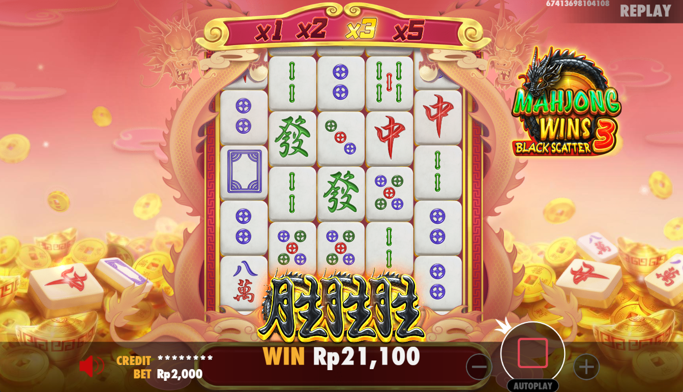 trik cara bermain mahjong sketer hitam